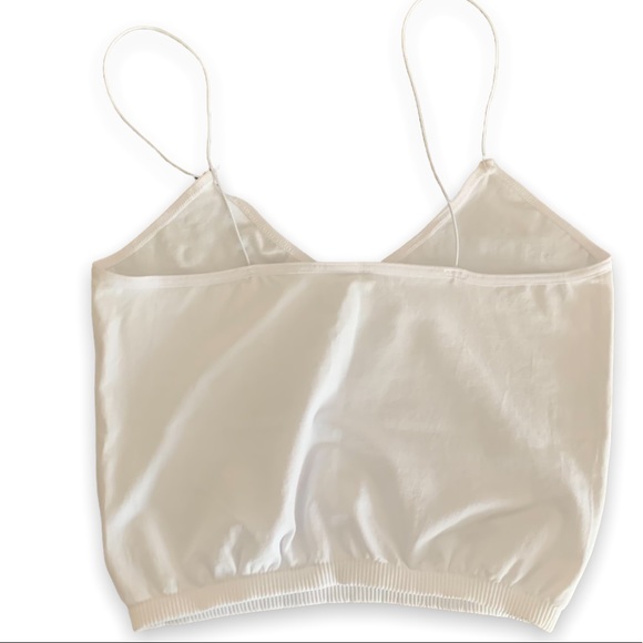 ✨New Free People Intimately Skinny Strap Seamless Brami in White - M/L - Picture 5 of 10